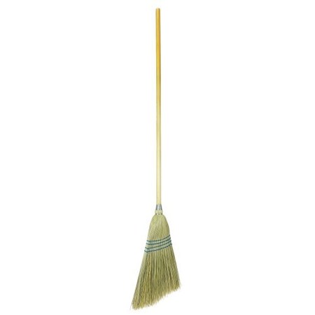 WEILER Household Upright Broom, Corn & Fiber Fill, 54" Overall Length 44547